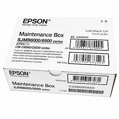 Caixa Original C33S021501 SJMB6065 Epson Para CW-C6000A CW-C6000P CW-C6500A CW-C6500P