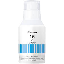 Canon GI16C Refil Tinta Ciano Original 132ml Para GX6010 GX7010