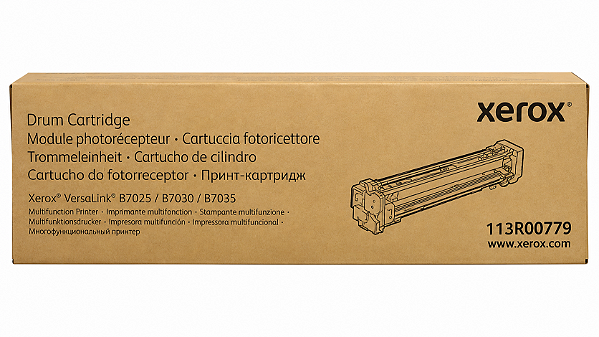 Cilindro Original 113R00779 Xerox Preto 80.000Páginas Para B7025 B7030 B7035