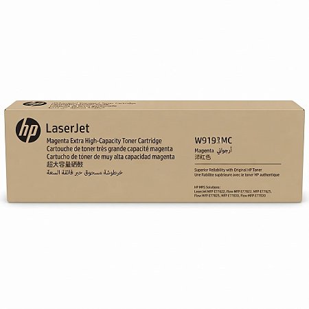 Toner Original W9193MC HP Magenta 28.000Páginas Para E77825DN E77825Z E77822 E77822Z E77830DN E77830Z