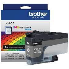 LC-406BKS Cartucho Original Brother LC406 Preto 3.000Páginas Para J4335 J4345 J5855 J6555 J4535 J5955 J6955