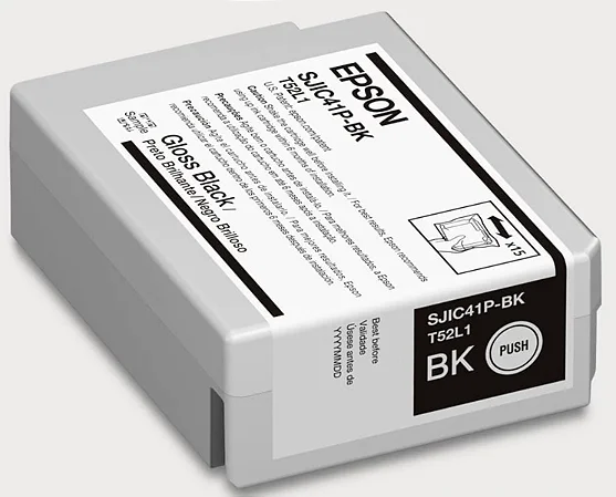 SJIC41P-BK SJIC41P Cartucho Original Preto Epson C13T52L120 50ml Para CW-C4000