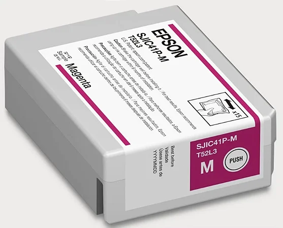 SJIC41P-M SJIC41P Cartucho Original Magenta Epson C13T52L320 50ml Para CW-C4000