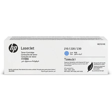 Toner Original W2151X HP 230X Ciano 5.500Páginas Para 4203DW 4303FDW