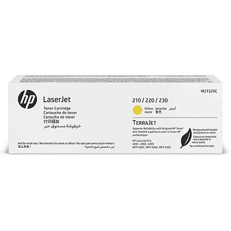 Toner Original W2152X HP 230X Amarelo 5.500Páginas Para 4203DW 4303FDW