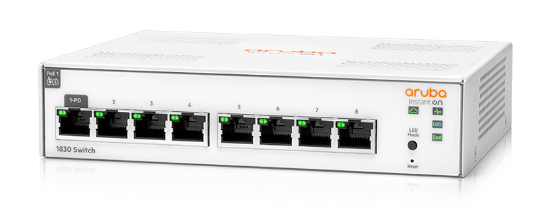 JL811A 1830-8G Switch Hp Aruba Instant On Gerenciável