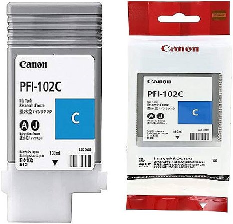 PFI102C 130ml 0896B001AA Cartucho Original Canon Ciano Para IPF500 IPF510 IPF600 IPF650 IPF700 IPF710 IPF720 IPF750 IPF755 IPF710 IPF750 IPF750MFP