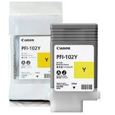 PFI-102Y 130ml Amarelo 0898B001AA Cartucho Original Canon Para IPF500 IPF510 IPF600 IPF605 IPF610 IPF650 IPF655 IPF700 IPF710 IPF710 MFP IPF720 IPF750 M40 IPF755 IPF760 IPF765 LP17 LP24