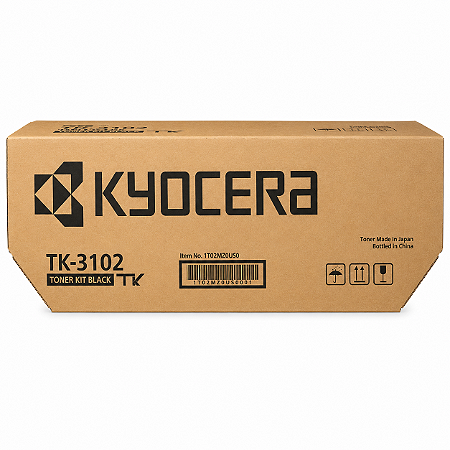Toner Original TK-3102 Kyocera Preto 12.500Páginas Para FS2100DN M3040IDN M3040DN M3540IDN