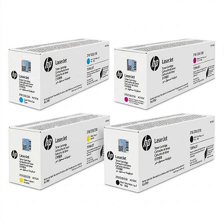 Toner Hp 230X Kit W2150X W2151X W2152X W2153X Original Preto e Tricolor Para 4203DW 4303FDW