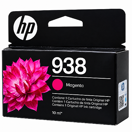 Tinta Original 938 4S6X6PL HP Magenta 800Páginas Para 9110 9120 9130 9720 9730