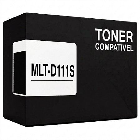Compatível MLT-D111S Toner D111S Preto 1.000Paginas Para Samsung