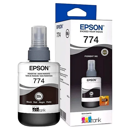 T774120-AL Garrafa de Tinta Original Epson T774 Preto 6.000Paginas Para L1455 M205