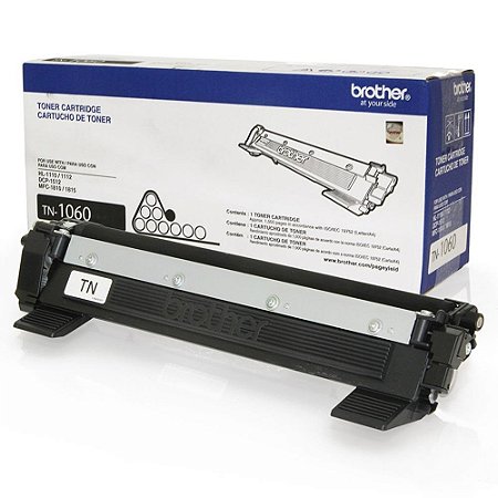 TN-1060BR Toner Original Brother Preto 1.000Páginas Para 1112 1202 1212W 1602 1512 1617NW