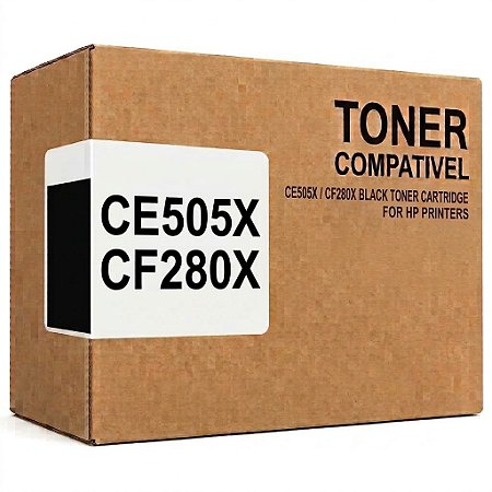 Compatível CE505X CF280X Toner Preto 6.500Paginas Para P2055N P2055DN P2055X M401DN M401N M401DW M425DN