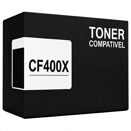 Compativel CF400X Toner 201X Preto 2.800Páginas Para M252DW M277DW