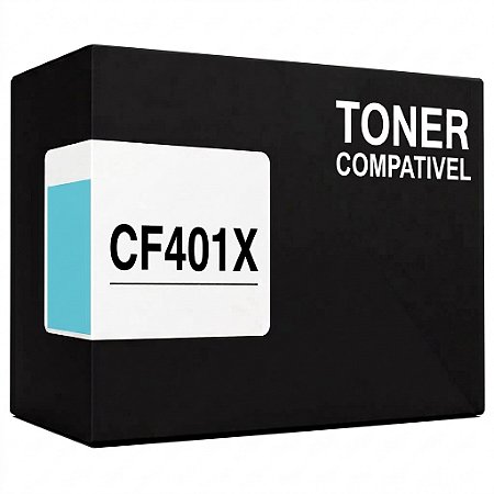 Compativel CF401X Toner 201X Ciano 2.300Páginas Para M252DW M277DW