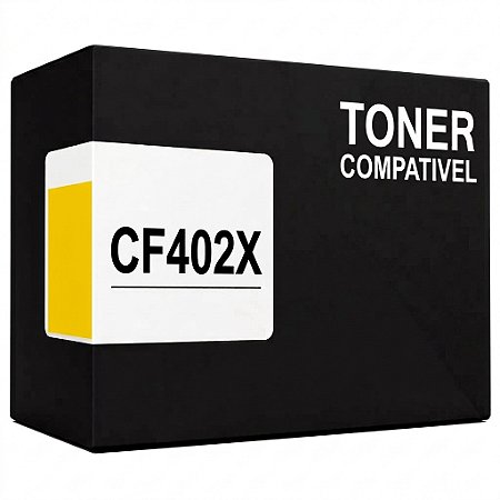 Compativel CF402X Toner 201X Amarelo 2.300Páginas Para M252DW M277DW