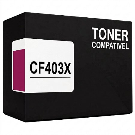 Compativel CF403X Toner 201X Magenta 2.300Páginas Para M252DW M277DW