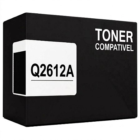 Compatível Q2612A Toner HP 12A Preto 2.000Páginas