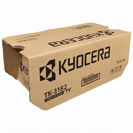 Toner Original TK3182 Kyocera Preto 21.000Páginas Para M3655IDN P3055DN P3060DN P3155DN
