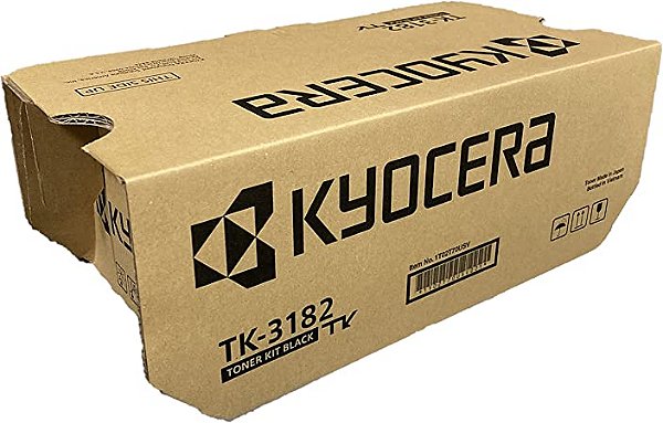Toner Original TK3182 Kyocera Preto 21.000Páginas Para M3655IDN P3055DN P3060DN P3155DN