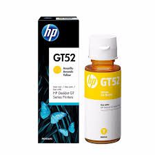 GT-52 - Garrafa de Tinta HP Refil GT52 M0H56AL Amarelo 8.000Páginas