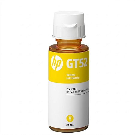 Tinta Original GT52 70ml HP Amarelo 8.000Páginas
