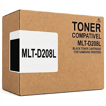 Compativel MLT-D208L Toner Samsung Preto 10.000Paginas Para ML-1635 SCX-5635FN SCX-5835