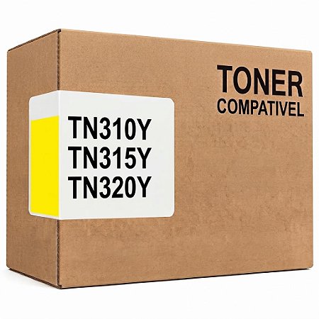 Compativel TN310Y TN315Y TN320Y Toner Amarelo 3.500Páginas
