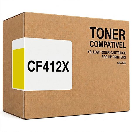 Compativel CF412X Toner HP 410X Amarelo 5.000Páginas