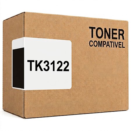 Compativel TK3122 Toner Preto 21.000Páginas Para Kyocera FS4200DN M3551ID