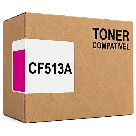 Compativel CF513A 204A Toner Magenta 900Páginas Para M180W M180NW