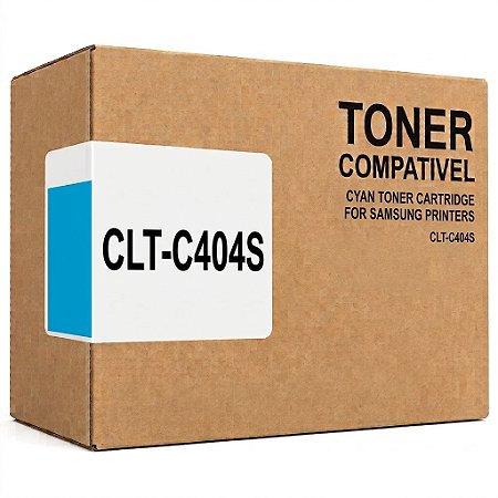 Compativel CLT-C404S Toner Ciano 1.000Páginas Para Samsung SL-C480FW