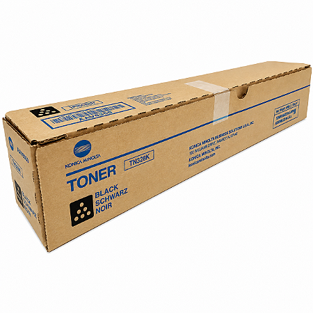 Toner Original TN328K AAV8130 Konica Minolta Preto 28.000Páginas Para BIZHUB C250I C251I C300I C301I C360I C361I