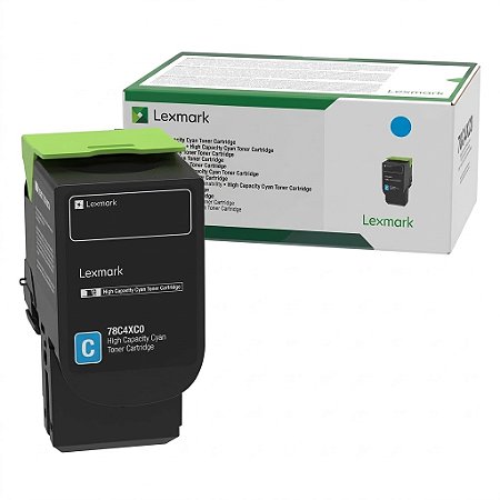 Toner Original 78C4XC0 78CBXC0 Lexmark Ciano 5.000Páginas Para CX622 S421 CS521 CX625 CX522 CS622 CX421