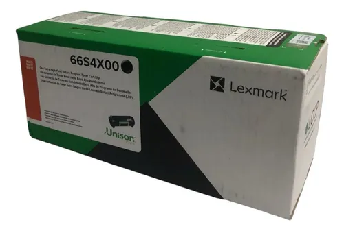 66SBX00 66S4X00 Toner Original Lexmark Preto 31.000Páginas Para MS632DWE MX632ADWE