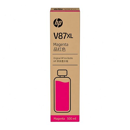 Tinta Original V87XL 7FN97A HP Magenta 500ml Para T858 T908 T918