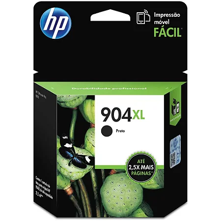 HP 904XL Preto Cartucho Original T6M16AB 825Páginas