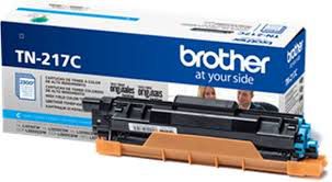 TN-217C TN217 Toner Original Brother Ciano 2.300Páginas Para L3210CW L3230CDN L3230CDW L3270CDW L3550CDW L3551CDW L3750CDW L3770CDW