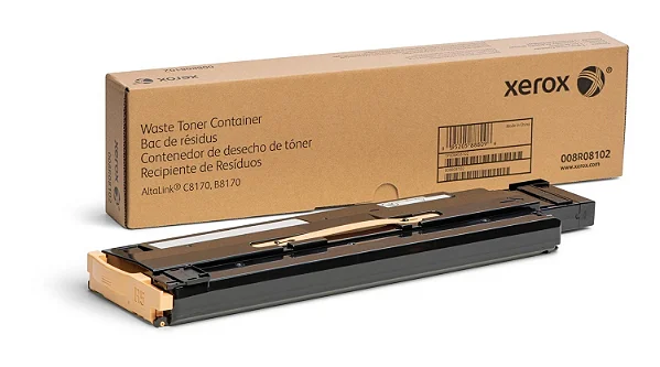 008R08102 Recipiente Reservatorio de Residuos Original Xerox com filtro de sucção Preto 121.000Pág Tricolor 69.000Pág Para B8145 B8155 B8170 C8270 B8270 C8130 C8135