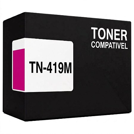 Compativel TN419M Toner Magenta 9.000Páginas Para Brother HL-L8360CDW MFC-L8610CDW MFC-L8900CDW MFC-L9570CDW
