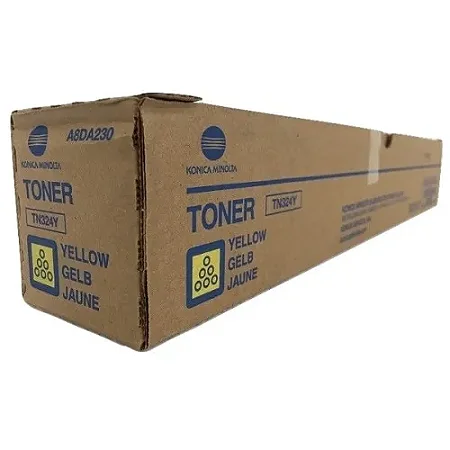 TN324Y A8DA230 Toner Konica Amarelo Original 28.000Páginas Para BIZHUB C258i C308i C368i