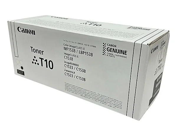 T10 4566C001 Toner Original Canon Preto 13.000Páginas Para iRC1500 iRC1530 iRC1533 iRC1538 XC1500 XC1530 XC1533 XC1538 C1500