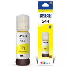 T544Y Amarelo Original Epson Garrafa de Tinta 7.500Páginas Para L1110 L5190 L3110 L3150 L5290 L3250