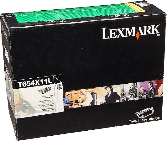 X654X11L X654X11B Toner Lexmark Original Preto 36000Páginas Para X654de X656de X656dte X658de X658dfe X658dme X658dtfe X658dtme