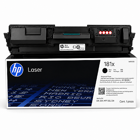 Toner Original W1810X 181X HP Preto 3.000Páginas Para 301dn 303d 303dw 335dn 335dw 323d 323dnw 323sdn 323sdnw 355sdnw