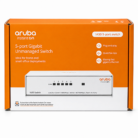 HP R8R44A Switch 1430-5G Nao Gerenciavel