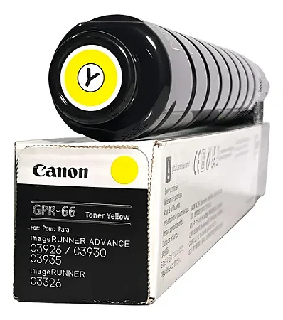 5756C003AA GPR-66 Toner Original Canon Amarelo 25.500Páginas Para C3326 C3326i DX-C3922 DX-C3922i DX-C3926 DX-C3926i DX-C3930 DX-C3930i DX-C3935 DX-C3