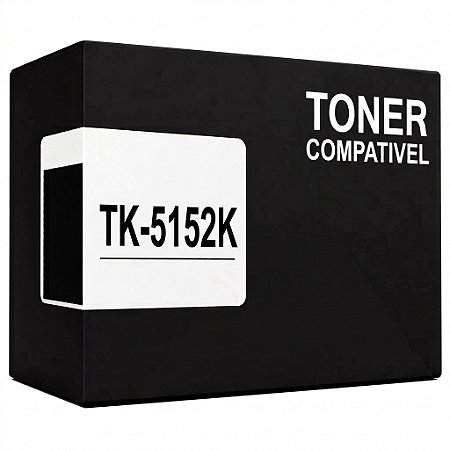 Compativel TK-5152K TK5152K Toner Kyocera Preto 12.000Páginas